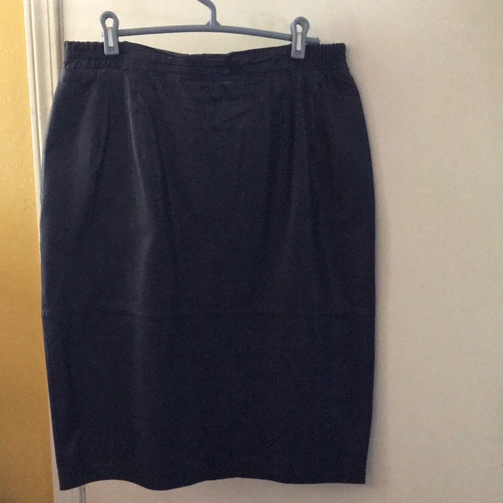 Vintage leather skirt